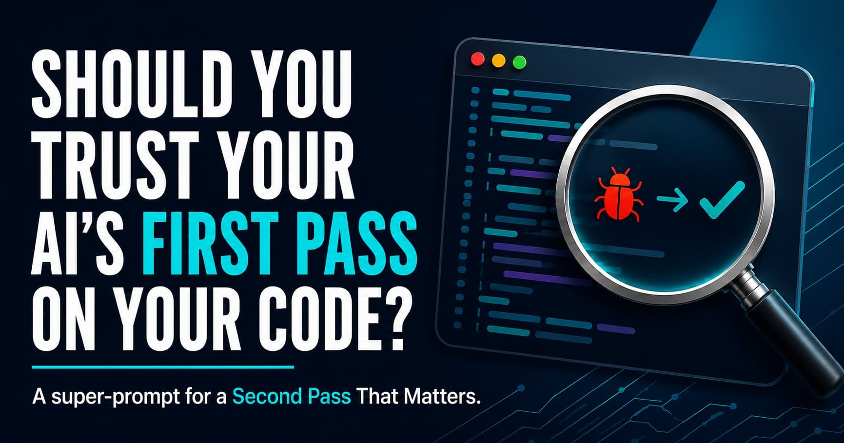 Should You Trust Your AI's First Pass on Your Code? Why the Second Pass Is the One That Matters